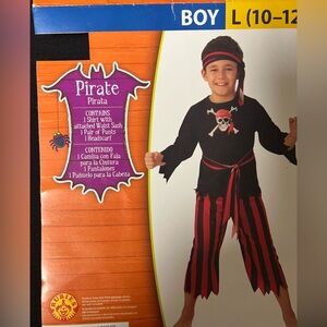 HALLOWEEN COSTUME - RUBIE’S BOY PIRATE LARGE SIZE 10-12. Great condition
